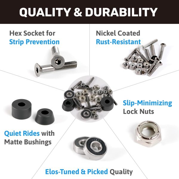 Elos Skateboard Hardware Kit - Image 3