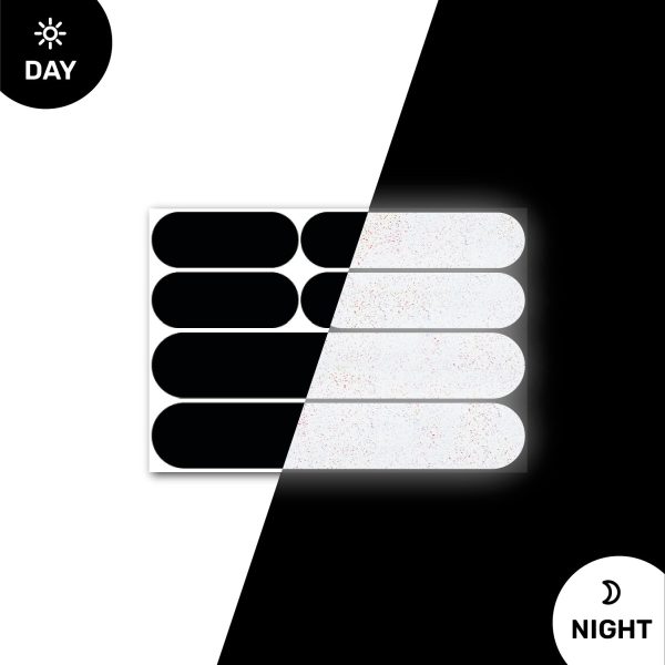 Elos Black Reflective Stickers - Jumbo