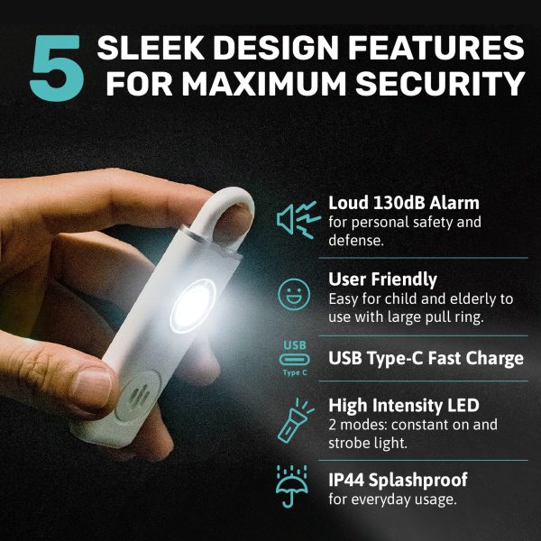 Elos Personal Alarm - Smoky Black - Image 2