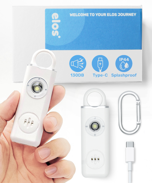 Elos Personal Alarm - Milky White