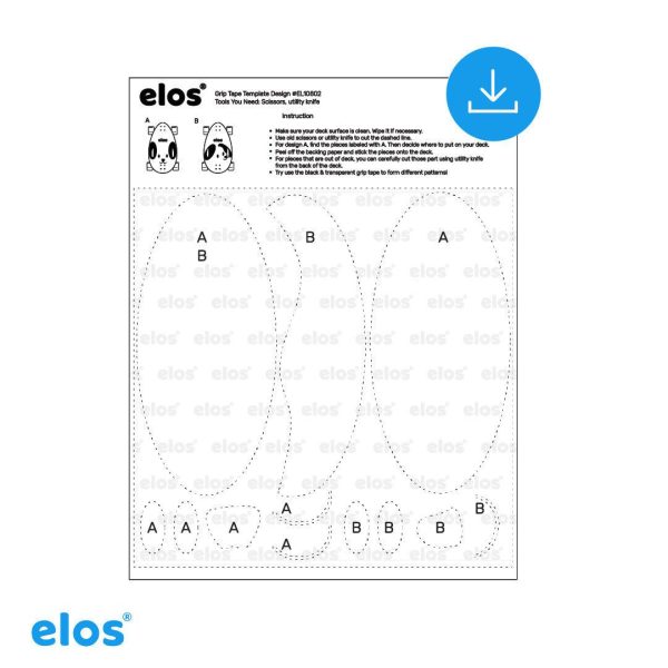 Grip Tape Art Template